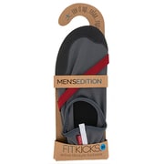 kfk0118 [FITKICKS（フィットキックス） メンズ Gray/グレイ Lサイズ（28.0～29.0cm）]