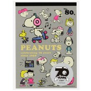 キャラクターグッズ S2824140 メモA6 PEANUTS 70周年 クラシック