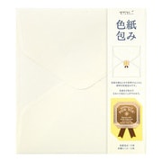 カラー色紙包み リボンシール付 クリーム 33251006