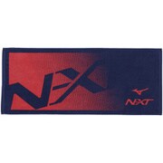 32JY010384 [NXT フェイスタオル（箱入り） ネイビー×ファイアリーコーラル]