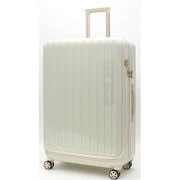 スーツケース 双輪キャスター TSAロック搭載 84L ホワイト ESC2189-67