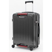 スーツケース TSAロック搭載 グリップマスター搭載 64L ヘアライン ガンメタ/レッド ESC2181-56
