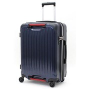 スーツケース TSAロック搭載 グリップマスター搭載 64L ヘアライン ネイビー/レッド ESC2181-56