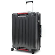 スーツケース TSAロック搭載 グリップマスター搭載 105L ヘアライン ガンメタ/レッド ESC2181-67