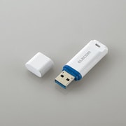 USBメモリー USB3.2 Gen1 対応 キャップ式 データ復旧サービス付 64GB ホワイト MF-DRU3064GWHR