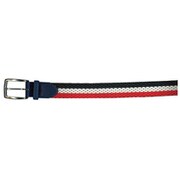 EDBT1939 RD/WH/NV [EDWIN GOLF 2020SSモデル ストレッチメッシュベルト メンズ レッド/ホワイト/ネイビー]