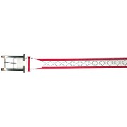 EDBT1949C WH/RD [EDWIN GOLF 2020SSモデル パンチングデザインベルト メンズ ホワイト/レッド]