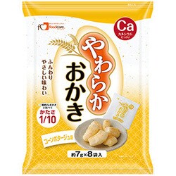 ヨドバシ Com フードケア やわらかおかき コーンポタージュ味 56g 通販 全品無料配達