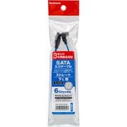 シリアルATA3.0対応ケーブル 20cm 端子形状（ストレート）-（下L型） ブルー OWL-SATA3SLU20-BL