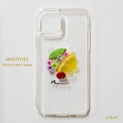 Zoo Clear Muse Cat iPhone 11 ケース [MAKIYOKI Real Fruit Smartphone case]
