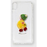 Zoo Clear Love Bear iPhone XR ケース [MAKIYOKI Real Fruit Smartphone case]