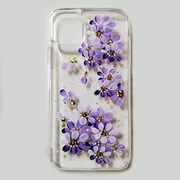 LOVELY Purple iPhone 11 ケース [MAKIYOKI Hand painting smartphone case]