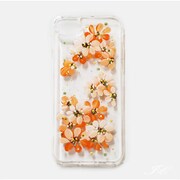 LOVELY Orange iPhone 8 / iPhone 7 / iPhone 6s / iPhone 6 ケース [MAKIYOKI Hand painting smartphone case]