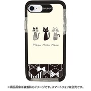 HF-CTI7S-2S01 [iPhone 8 / iPhone 7 ウルトラプロテクトケース モノクロリボン]