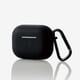 AirPods Pro対応 コネクタキャップ/カラビナ付 シリコンケース ブラック AVA-AP2SCBK