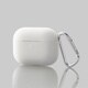 AirPods Pro対応 コネクタキャップ/カラビナ付 シリコンケース クリア AVA-AP2SCCR