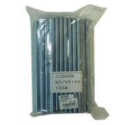 18-319 [ユニクロ全ねじ（寸切）W3/8X180 入数100入り]