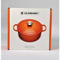 【美品】LE CREUSET　ココット ロンド デューン　20cm LE CREUSET (ルクルーゼ) 20cm デューン ココット・ロンド