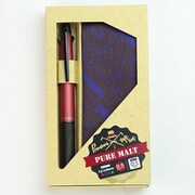 ピュアモルト ギフトセット 4&1カーマイン・ハンカチ付き H.MSXE52055CM