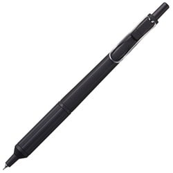 油性ボールペン JETSTREAM EDGE（ジェットストリーム エッジ） 0.28mm ノック式 超極細 ポイントチップ搭載 インク色：黒 本体色：ブラック SXN100328.24