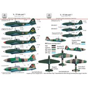 HAD48205 イリューシン Il-10 後期型 パート1 [1/48スケール デカール]