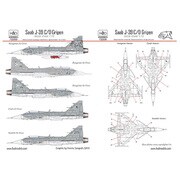 HAD72209 サーブ J-39C/D グリペン タイガーミート [1/72スケール デカール]