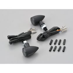 HIGHSIDER アポロ・ブレット テールランプ一体リアウインカー マットブラック 15289