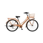 シティサイクル カンペール 266-B 26インチ 外装6段 オレンジ MK-20-056