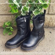 エンジニア エレベーターブーツ 38サイズ 8112 BK 38