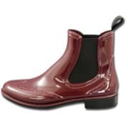 レディース サイドゴアレインシューズ ボルドー 38サイズ 23.5~24.0cm EU-6015 BORDEAUX 38