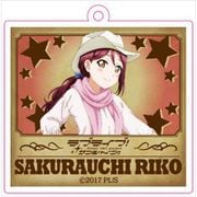 ラブライブ！サンシャイン！！ アクリルキーホルダー 西部風イラスト 桜内梨子 [キャラクターグッズ]