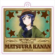 ラブライブ！サンシャイン！！ アクリルキーホルダー 西部風イラスト 松浦果南 [キャラクターグッズ]