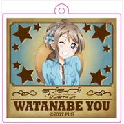 ラブライブ！サンシャイン！！ アクリルキーホルダー 西部風イラスト 渡辺 曜 [キャラクターグッズ]
