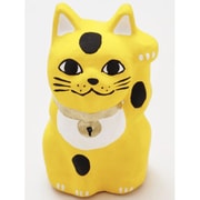 豆無地まねき猫 黄 7SDP7317