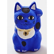 豆無地まねき猫 青 7SDP7317