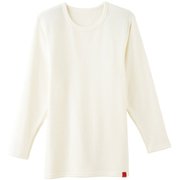 MH0708A ロングスリーブシャツ オフホワイト M [HOTMAGIC（ホットマジック） 凄く暖か ロングスリーブシャツ メンズ]