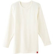 MH0708A ロングスリーブシャツ オフホワイト L [HOTMAGIC（ホットマジック） 凄く暖か ロングスリーブシャツ メンズ]