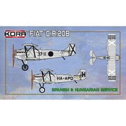 KORPK72118 フィアット CR.20B 複座練習・連絡機 スペイン・ハンガリー [1/72スケール レジンキット]
