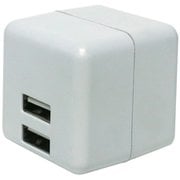 IPA-US02/WH [コンパクトキューブ型 USB-ACアダプタ 2ポート ホワイト]