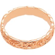 プルメストーンカット リング 4mm C.PINK GOLD 4CSZ7321