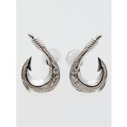 Mハワジュフィッシュフック ピアス SILVER 4CSZ9345