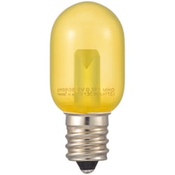 LEDナツメ球 E12 クリア 黄 LDT1Y-H-E12 13C