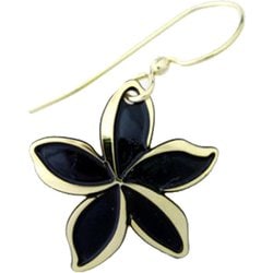 LAM プルメ ピアス BLACK&GOLD 4HLZ1732