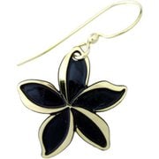 LAM プルメ ピアス BLACK&GOLD 4HLZ1732