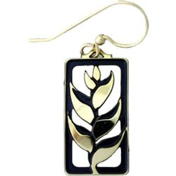 LAM ヘルコニ ピアス BLACK&GOLD 4HLZ1736