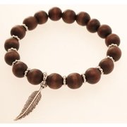 Mウッズフェザー ブレスレット BROWN 4KXZ7854