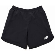 NBRC 7インチ2IN1ショートパンツ AMS01226 BK XLサイズ [ランニングパンツ メンズ]