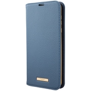 AQUOS sense3 plus 用 ケース Shrink PU Leather Book Case Blue