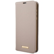 AQUOS sense3 plus 用 ケース Shrink PU Leather Book Case Greige