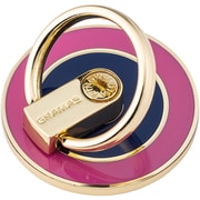 バンカーリング MEDIARING Circle ViVid Pink×Navy